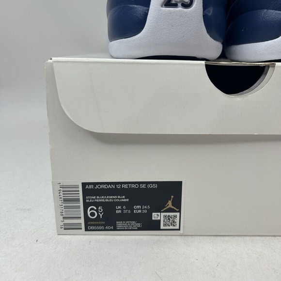 Nike Shoes Air Jordan 12 Retro SE GS “Indigo/Legend Blue” 2024 - Picture 5 of 5